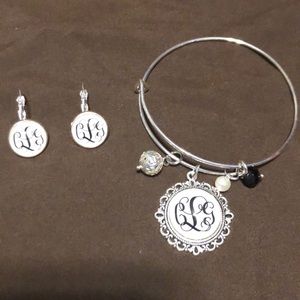 bracelet & earrings